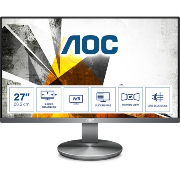 Monitor Profesional AOC I2790VQ 27'/ Full HD/ Multimedia/ Negro