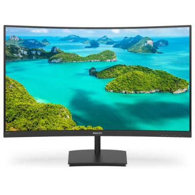 Monitor Curvo Philips E-Line 241E1SC 23.6'/ Full HD/ Negro