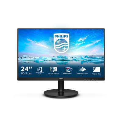 Monitor Philips V-Line 242V8LA 23.8'/ Full HD/ Multimedia/ Negro