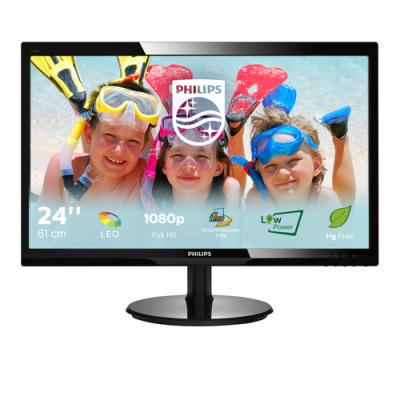 MONITOR LED PHILIPS V-LINE 246V5LDSB - 24'/ 61CM FULL HD - 1MS