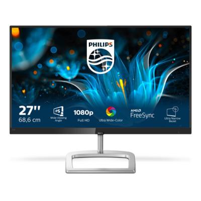 Monitor Philips 276E9QDSB 27'/ Full HD/ Negro Plata