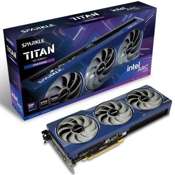 Tarjeta Gráfica Sparkle Intel Arc B580 Titan OC Edition/ 16GB GDDR6