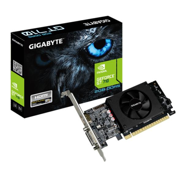 TARJETA GRÁFICA GIGABYTE GT 710 2GB DDR5 LP