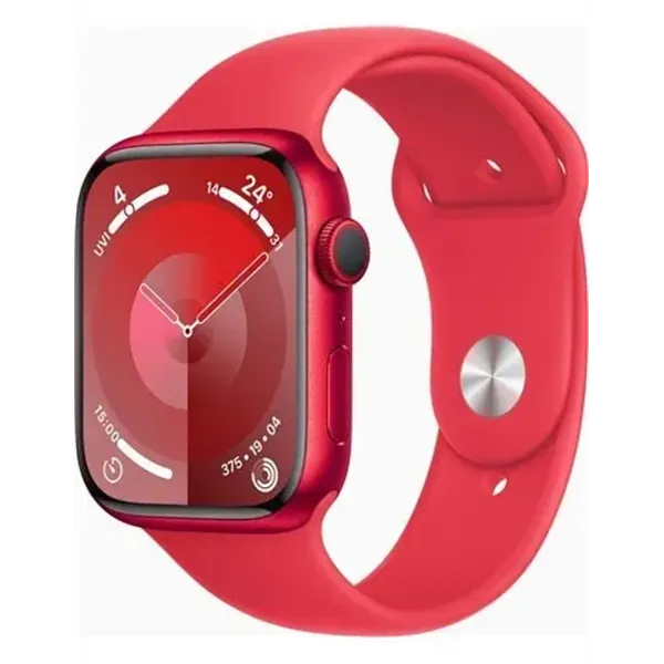 Apple Watch Series 9 (GPS) 45mm aluminio (PRODUCT)RED, con correa deportiva S/M (PRODUCT)RED