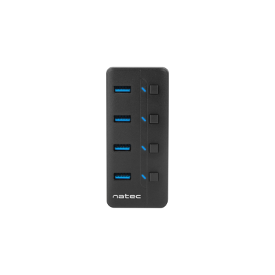 HUB NATEC MANTIS 2 USB 3.0 4 PUERTOS ON OFF CON ALIMENTADOR