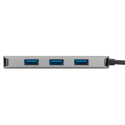 ADAPTADOR TARGUS USB-C A 4xUSB 3.0 PLATA