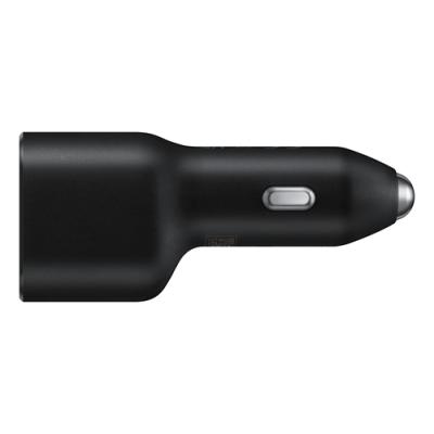 CARGADOR DE COCHE DUAL SAMSUNG 1XUSB-C 1XUSB-A 40W NEGRO