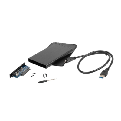 CAJA EXTERNA NATEC RHINO DISCO DURO 2,5" USB 2.0 SATA NEGRA