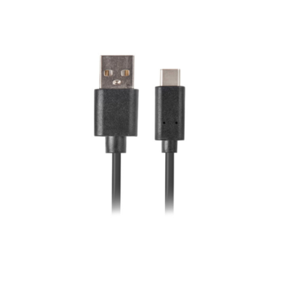 CABLE USB LANBERG 2.0 MACHO/USB C MACHO QUICK CHARGE 3.0 0.5M