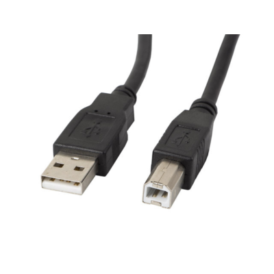 CABLE LANBERG IMPRESORA USB MACHO A USB MACHO NEGRO 0.5 M