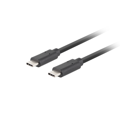 CABLE USB-C LANBERG 3.1 GEN 2 MACHO/MACHO 10GB/S PD100W 0.5M