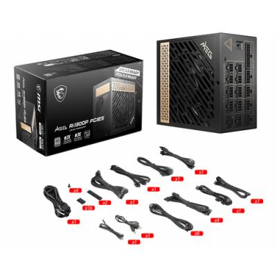 FUENTE ALIMENTACION MSI MEG AI1300P PCIE5 1300W 80 PLUS PLATINUM