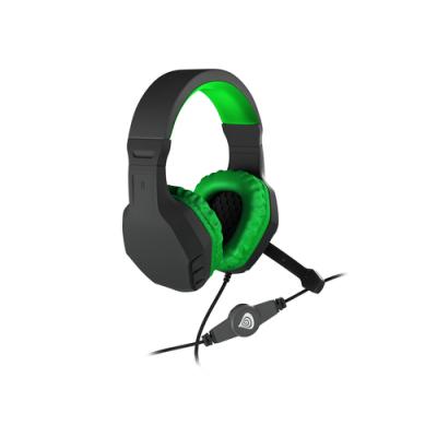 AURICULARES GAMING GENESIS ARGON 200 2.0 MINI JACK NEGRO-VERDE