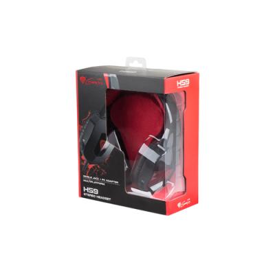 AURICULARES GAMING GENESIS ARGON 400 2.0 MINI JACK NEGRO-ROJO