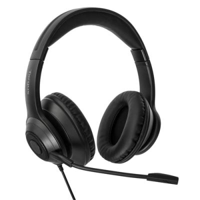 AURICULARES STEREO TARGUS ALAMBRICO NEGRO