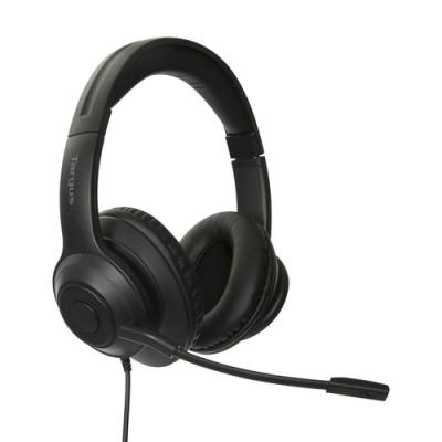 AURICULARES STEREO TARGUS ALAMBRICO NEGRO