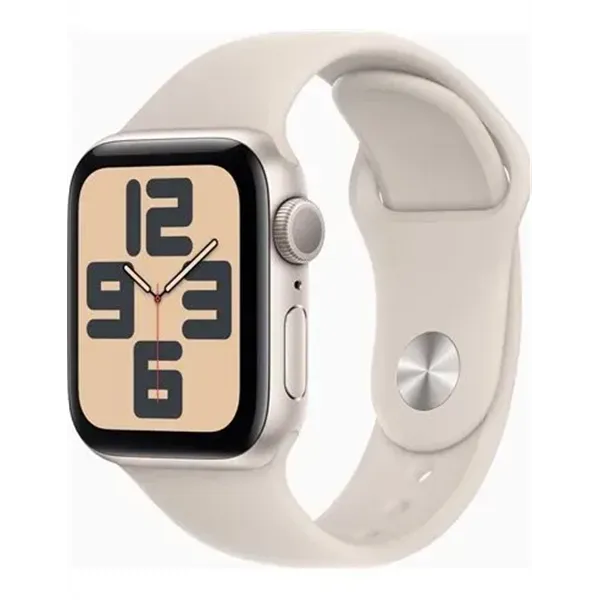 Apple Watch SE 2 Gen del 2023 (GPS) 44mm Blanco estrella con correa deportiva S/M Blanco estrella