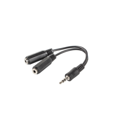 ADAPTADOR LANBERG JACK STEREO MACHO A JACK STEREO HEMBRA X2 10