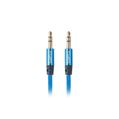 CABLE MINIJACK LANBERG 3.5MM M/M 3 PIN 3M PREMIUM AZUL