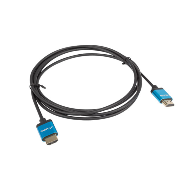 CABLE HDMI LANBERG MACHO/MACHO V2.0 4K SLIM 1M NEGRO