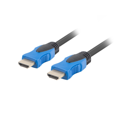 CABLE HDMI LANBERG MACHO/MACHO V2.0 CU 4K 0.5M NEGRO