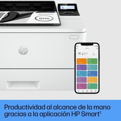 Impresora Láser Monocromo HP Laserjet Pro 4002DN/ Dúplex/ Blanca