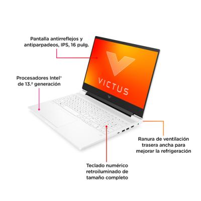 PORTATIL HP VICTUS 16-r0008ns i7-13700H 16GB 1TB 16" RTX4060