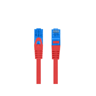 CABLE RED LANBERG LATIGUILLO CAT.6A S/FTP LSZH CCA 2M ROJO