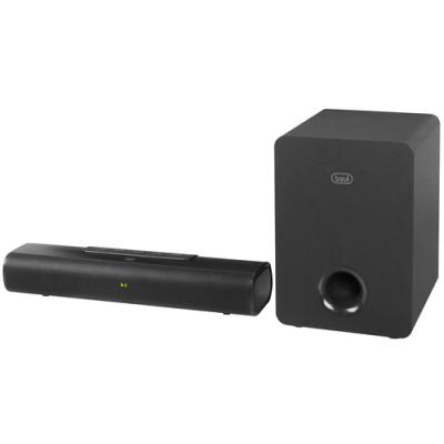 BARRA DE SONIDO TREVI 90W SUBWOOFER 2.1 INALÁMBRICO BT USB