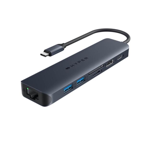 HYPER DRIVE ECOSMART GEN.2 UNIVERSAL USB-C® 7-IN-1 HUB W 100 W PD POWER