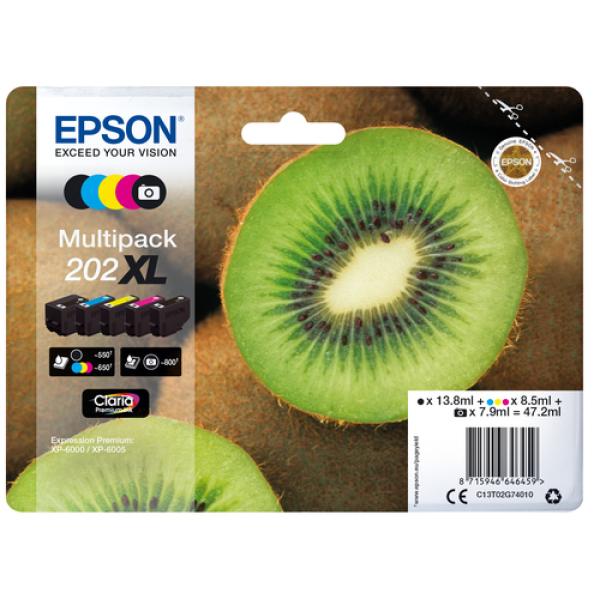 TINTA EPSON 202XL PACK DE 5