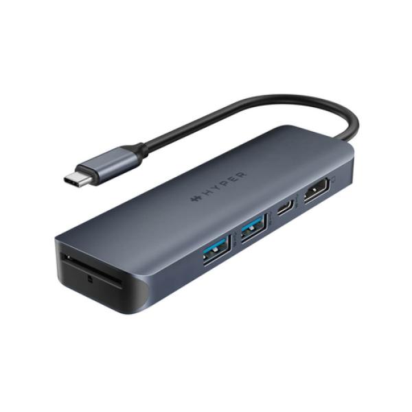 HYPER DRIVE ECOSMART GEN.2 UNIVERSAL USB-C® 6-IN-1 HUB W 100 W PD POWER