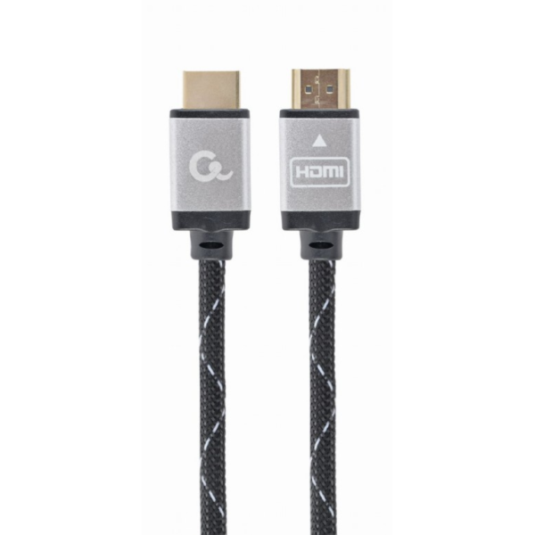 CABLE TRENZADO HDMI 2.0 4K 60HZ GEMBIRD SELECT PLUS CON ETHERNET 7.5M NEGRO