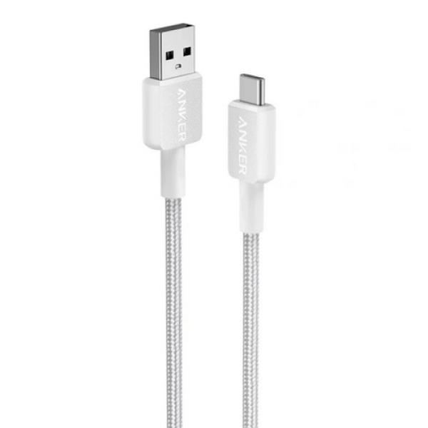 CABLE ANKER 322 USB-A A USB-C 0,9M BLANCO