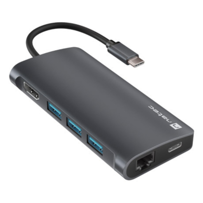 HUB USB-C 8 IN 1 NATEC FOWLER 2 3X USB 3.0 HUB HDMI 4K USB-C