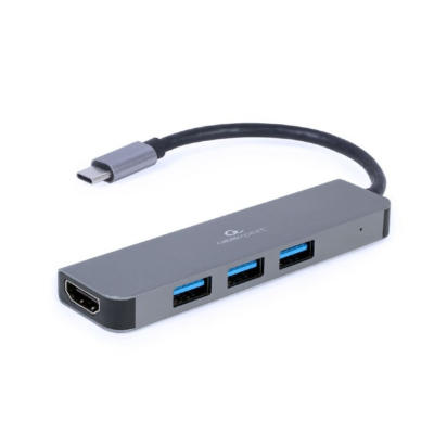 ADAPTADOR MULTIPUERTO GEMBIRD USB TIPO C 2 EN 1 HUB, HDMI