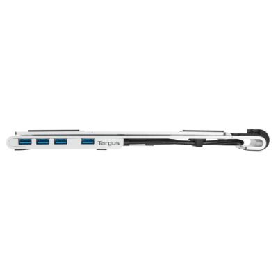 BASE PORTATIL TARGUS CON HUB INTEGRADO 4x USB- A PLATA