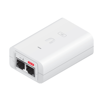 INYECTOR POE UBIQUITI POE-24-30W-G-WH ISP POE INJECTOR 24V 30W