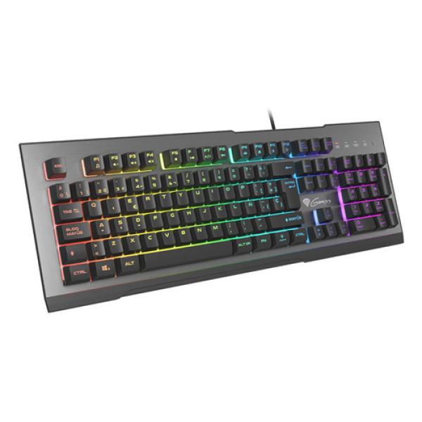 TECLADO GAMING GENESIS RHOD 500 RGB RETROILUMINADO ALUMINIO