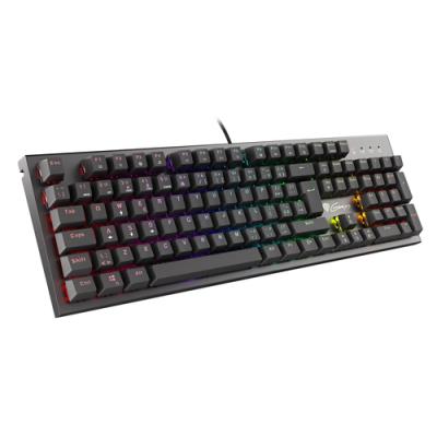 TECLADO GAMING GENESIS THOR 300 RGB PORTUGUES MECANICO RED