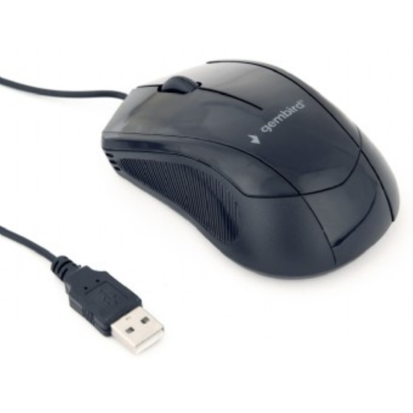 RATON GEMBIRD USB 1000 DPI  NEGRO 3 BOTONES