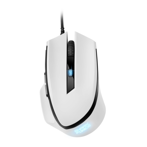 RATON GAMING SHARKOON SHARK FORCE II BLANCO USB