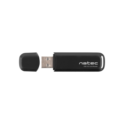 LECTOR DE TARJETAS NATEC USB 3.0 SCARAB 2 SD/MICRO SD NEGRO