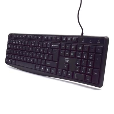 TECLADO USB EWENT QUERTY PORTUGUES ESCRITURA SILENCIOSA