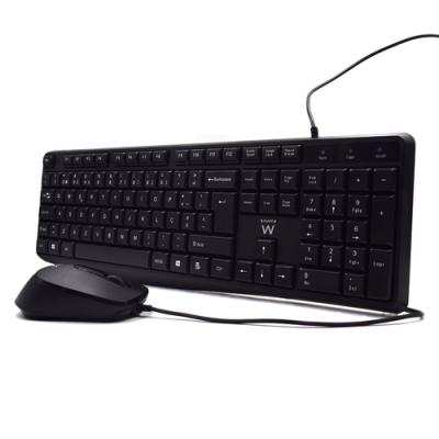 COMBO TECLADO RATON EWENT PORTUGUES ESCRITURA SILENCIOSA