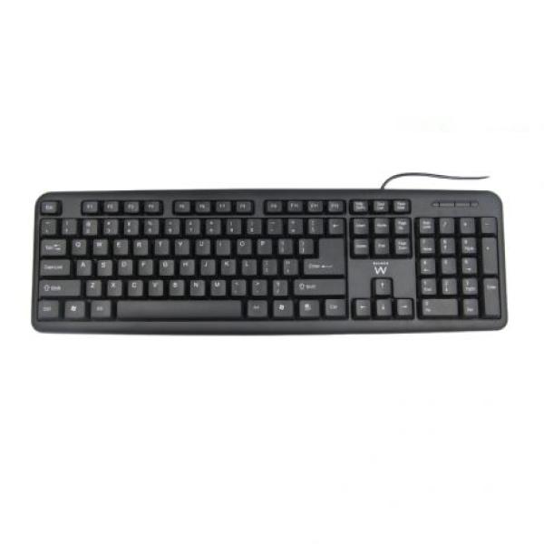 TECLADO USB EWENT PORTUGUES NEGRO