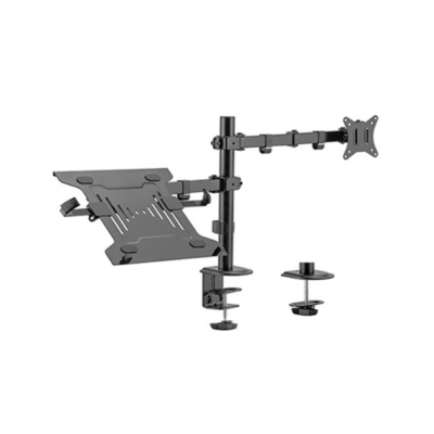 SOPORTE DE MESA GEMBIRD AJUST CON BRAZO PARA MONITOR Y BANDEJA