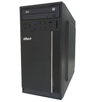 PC DIFFERO V15 I5 12400 8GB SSD 500 NVME DVD HPA3 USB-C TRASERO