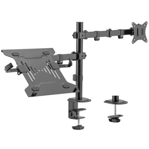 SOPORTE MONITOR EWENT MONITOR 8kG HASTA 34" Y PORTATIL 15.6"