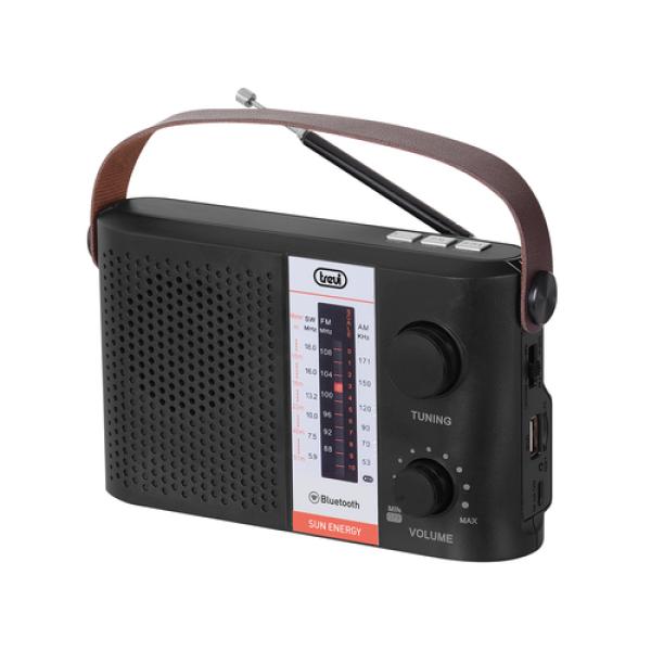 RADIO SOLAR TREVI PORTÁTIL BLUETOOTH USB MICRO SD TWS RA 7F25 BT